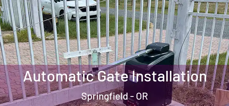 Automatic Gate Installation Springfield - OR
