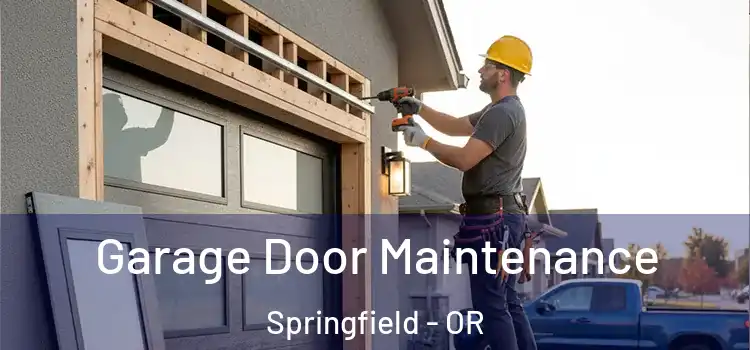 Garage Door Maintenance Springfield - OR