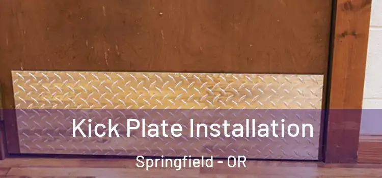 Kick Plate Installation Springfield - OR